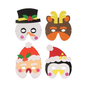 Mix Maskri tal-Milied tal-Foam (24 pz.)