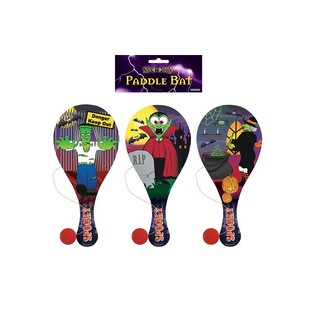 HALLOWEEN - PADDLE BAT BIL-BALLUN U L-ELASTIKU (24 pz.)