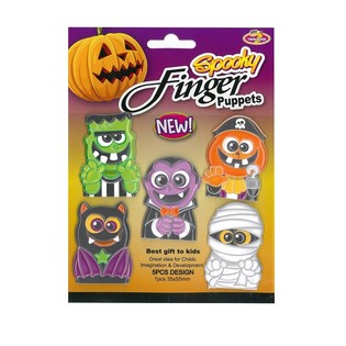 HALLOWEEN 5x PUPAZZI TAS-SWABA' KEWŻA FUQ KARTA (48 biċċa)