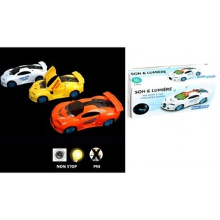 Karozza tal-Pulizija Bump & Go bid-Dwal u l-Ħoss (1 pz.)