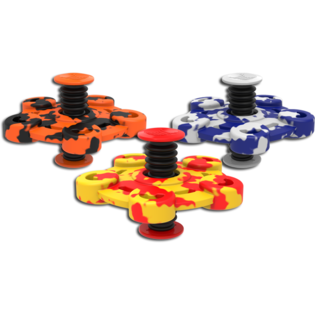 SPRINGING FLIP SPINNER - Bil-Print | MIX KULURI (10 biċċa)