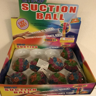 Ballejiet b'Suction Cups li Jiddu f'Display (12-il biċċa)