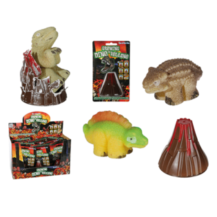 DINOSAWRU LI JIKBER FIL-VULKAN (12 biċċa)