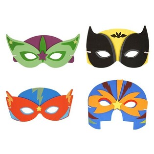 Mix Maskri tas-Supereroi tal-Foam (24 pz.)