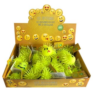Blalen Puffer Smiley li Jiddu f'Display (12-il biċċa)