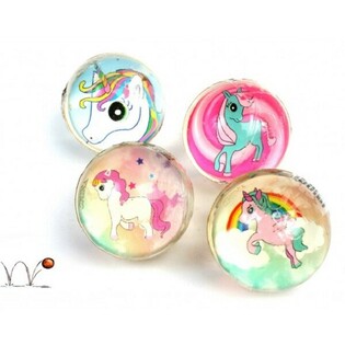 BOUNCY BALLS UNICORN, 3 CM (48 pz.)