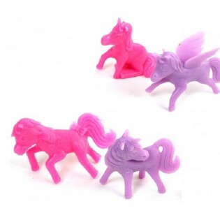 Unicorns tal-Plastik għat-Tombla / Rigali (48 biċċa)