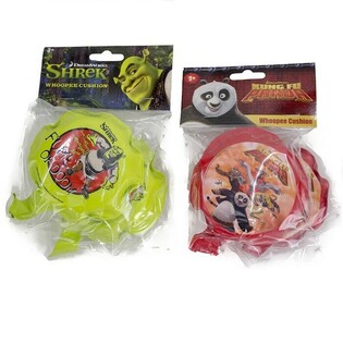 2-Pack Whoopee Cushions SHREK / KUNG FU PANDA (12 packs of 2)
