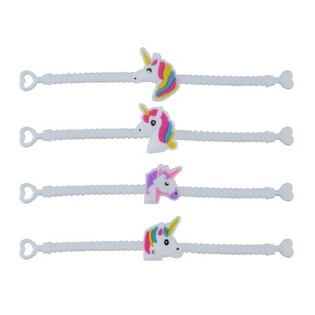 BRAZZULETTI TAS-SILIKON UNICORN GĦAT-TFAL (100 biċċa)