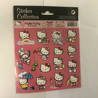 FOLJI TA' STIKERS HELLO KITTY KBAR, 20x16 cm (10 biċċiet)