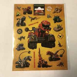 Folji kbar ta' stikers Dinotrux, 20x16 cm (10 biċċiet)
