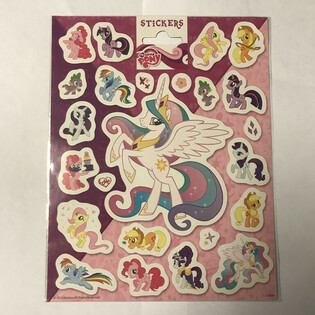 Folji kbar ta' stikers My Little Pony, 20x16 cm (10 pz)