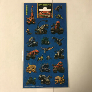 STIKERS: DINOTRUX, Dim. 20 x 10 ċm (10 pz.)