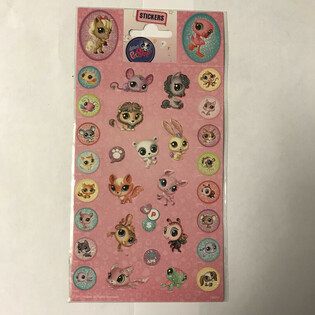 Stickers Little PetShop, 20 x 10 cm (10 biċċiet)