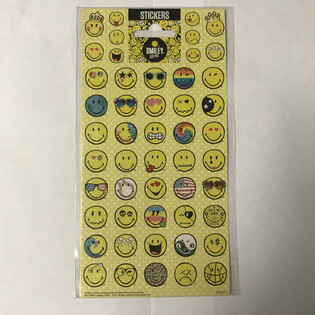 Stikers SMILEY WORLD, 20 x 10 cm (10 bi#267;#267;iet)
