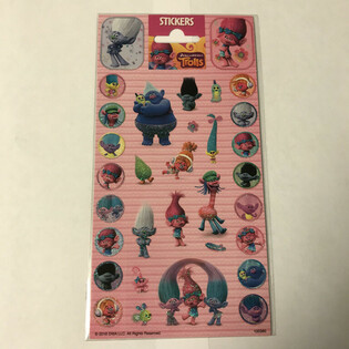Folja ta' Stikers TROLLS - 20 x 10 cm (10 pz.)