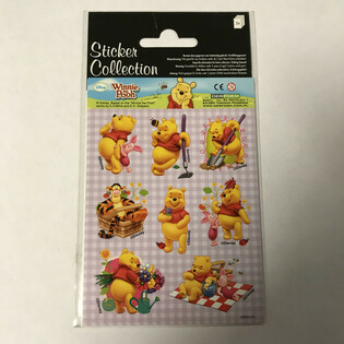Folji tal-iStikers: Disney Winnie the Pooh, 16 x 9 cm (10 biċċa)