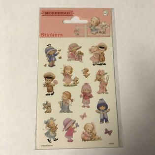 Folja ta' Stikers: MOREHEAD &ndash; Tfal Ħelwin, 16 x 9 cm (10 biċċiet)
