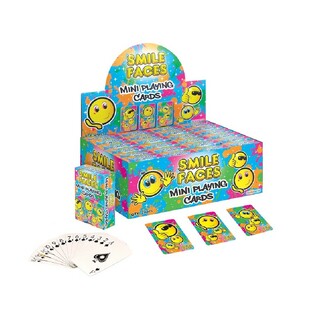 MINI KARTI TAL-LOGĦOB – MUDELL: SMILEY FIL-DISPLAY (24 biċċa)