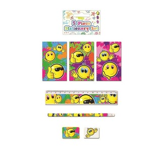 SET TA' KITBA SMILEY BI 5 PIEZZI (24 pz.)