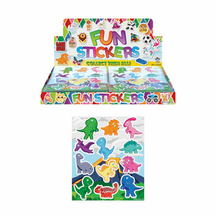 FUN STICKERS – MUDELL: DINOSAWRU (120 biċċa)