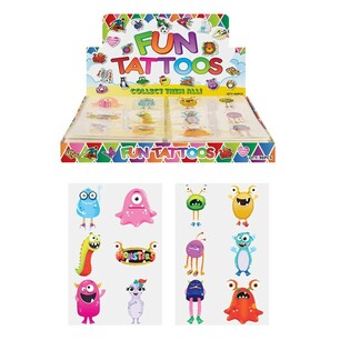 Tattoos Divertenti &ndash; Mudell: Monstros (96 biċċa)