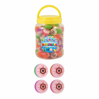 BALLELLI TAL-GOMMA B'GĦAJNEJN, 3,3 cm (72 pz)