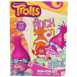 TROLLS AGĦMEL IX-XOGĦOL TIEGĦEK TAL-POMPOM (48 biċċa)