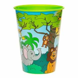 Tazza tax-Xorb / Tazza tal-Ġelat Jungle Animals - 260 ml (12-il biċċa)