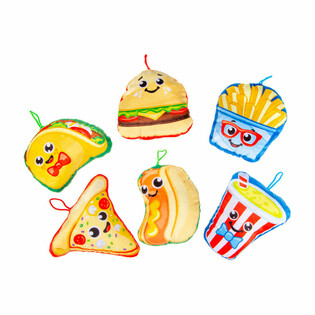 Pelux Mix Fast Food Snacks - 14 cm (24 biċċa)