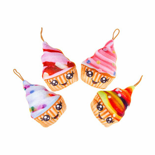 CUPCAKE TAL-PLUSH - 13 cm (36 biċċa)