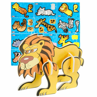Puzzle 3D tal-Fowm Annimali Selvaġġi (48 biċċa)