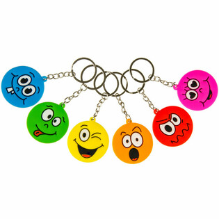 KEYRINGS SMILEY (48 biċċa)
