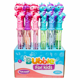 BASTUN TA' BUBBLES KBIR UNICORN 38 cm F'DISPLAY (24 biċċa)