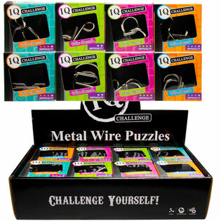 IQ PUZZLE TAL-METALL F’KAXXA (24 biċċa)