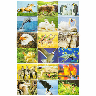 MIX Puzzles Żgħar tal-Annimali (72 biċċa)