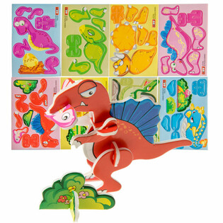 Puzzles 3D tad-Dinosawri (48 pz.)