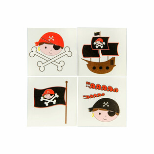 TATTOOS TEMPORANJI PIRATI (288 pz)