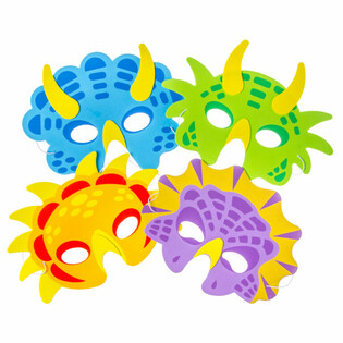 MIX TA' MASKRI TAL-FOAM DINOSAURS (60 pz)
