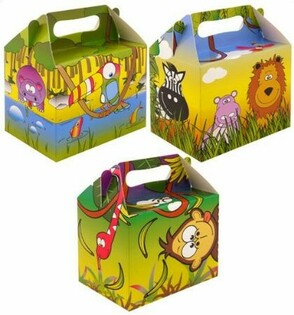 Kaxxa tal-Menu tat-Tfal – Jungle – 14 x 9.5 x 18 ċm (12-il biċċa)