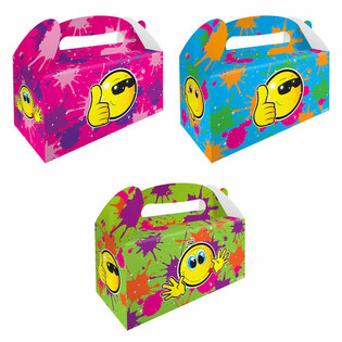 MENUBOX &ndash; SMILEY &ndash; 22.5 x 9.5 x 18 Cm (12-il wieħed)
