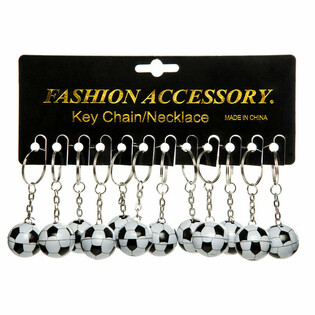 KEYCHAIN TAL-FUTBOL TAL-METALL (48 biċċa)