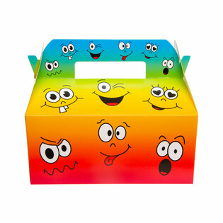 Kaxxa tal-Menu għat-Tfal Smiley - 22.5 x 12 x 9.5 cm (24 pz)