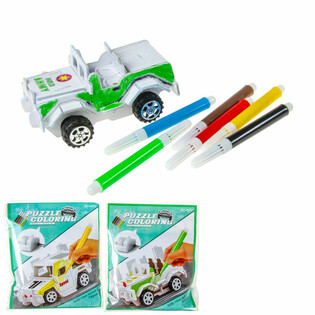3D Puzzle Ibni u Pinġi l-Karozza Tiegħek (12-il biċċa)
