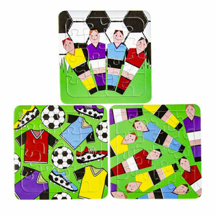 MIX PUZZLES TAL-FUTBOL - 14 x 14 cm (50 biċċa)