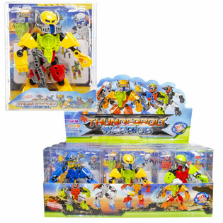 THUNDERBOLT ROBOT WARRIOR FIGURA TA' AZZJONI F'WIRI (12-il biċċa)