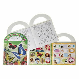 Kotba Żgħar tat-Tpinġija bi Stikers Mix (12-il biċċa)