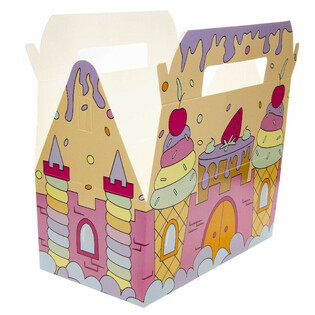 Kaxxa tal-Menu tat-Tfal Kastell tas-Silġ - 22.5 x 12 x 9.5 cm (24 pz)
