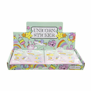 Display ta' Stickers Unicorn Fun (120 biċċa)