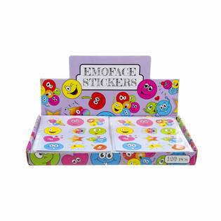 FUN STICKERS – MUDELL: SMILEY (120 biċċa)